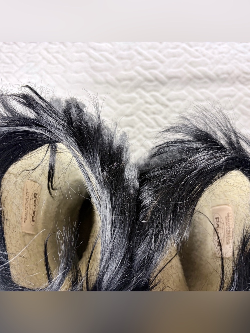Pajar Made in Italy Goat Hair Boots Women’s Size 7.5 shearling lined Eurosole - Picture 8 of 10